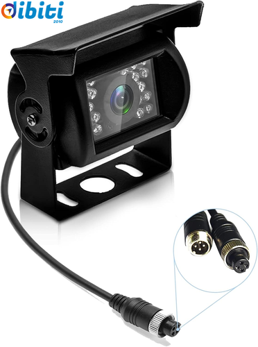 Hikity Retrocamera Auto 4 Pin Cavo Aviazione Visione Notturna 18 IR Telecamera R - Foto 12 di 12
