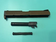 USED HK VP9 COMPLETE FDE TAN SLIDE BARREL SPRING HECKLER KOCH H&K