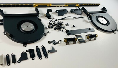 MacBook Pro 16  2019 - Fans - usb c - flex cables - screws - head phone - wifi a