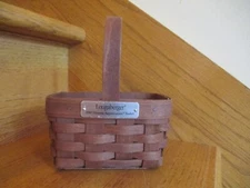 Longaberger Rich Brown Mini Market Basket Host Appreciation *shipping included!*