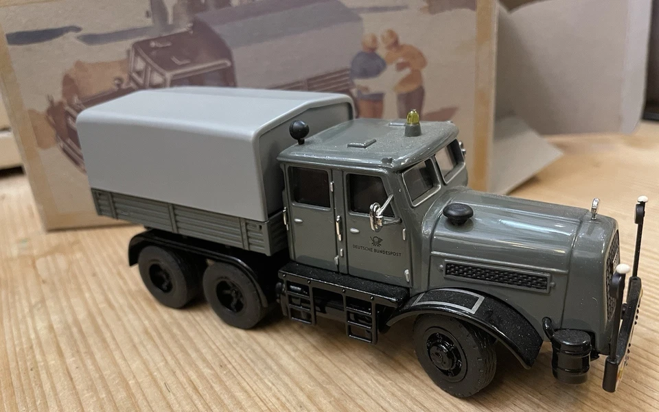 40er 50er Style 1:50 NZG 006386 Kaelble Pesanti Autocarro Post Edizione 5508 - Immagine 4 di 4