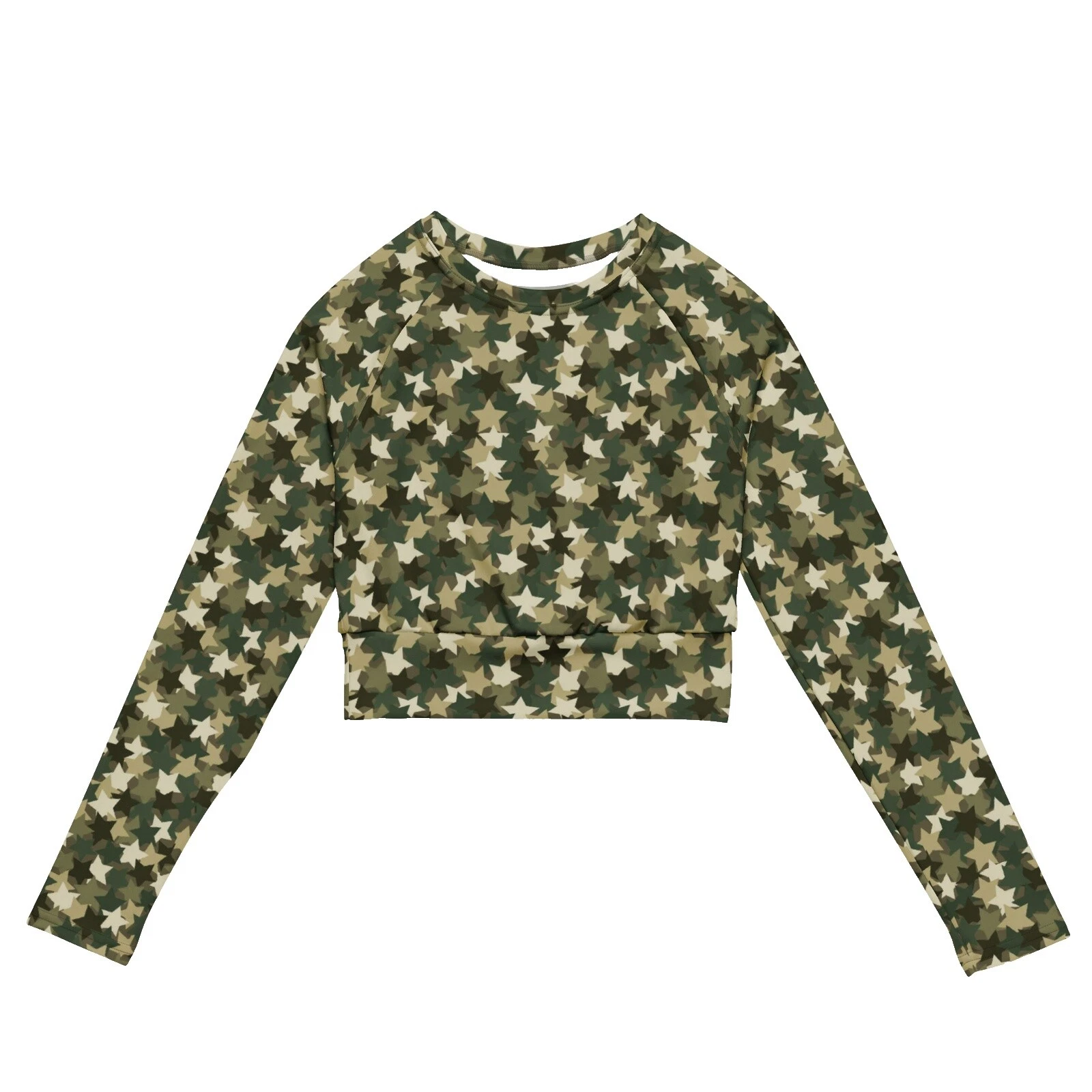 Camouflage Long Sleeve Tops for Women