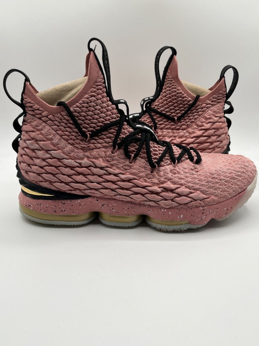 Size 12 - Nike Lebron XV 15 Hollywood Rust Pink PE Sample Rare Sample Exclusive View 3