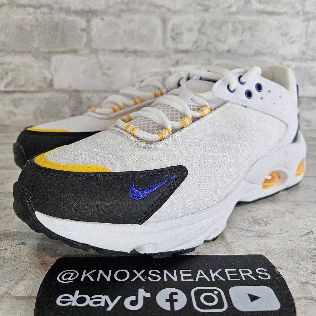 Nike Air Max TW NN GS White Royal Blue Yellow FJ4606 100 Grade
