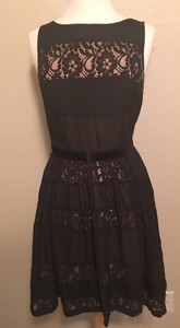 jessica simpson black lace dress