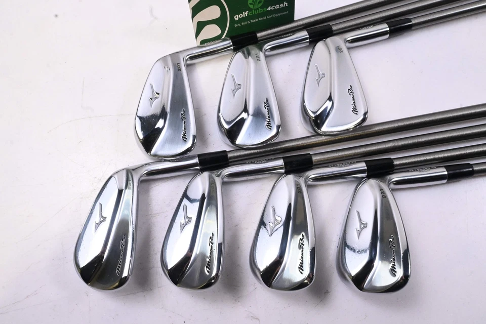 Mizuno Pro 221 Irons / 4-PW / Stiff Flex Aerotech Steelfiber i110 cw Shafts - Image 2 of 4