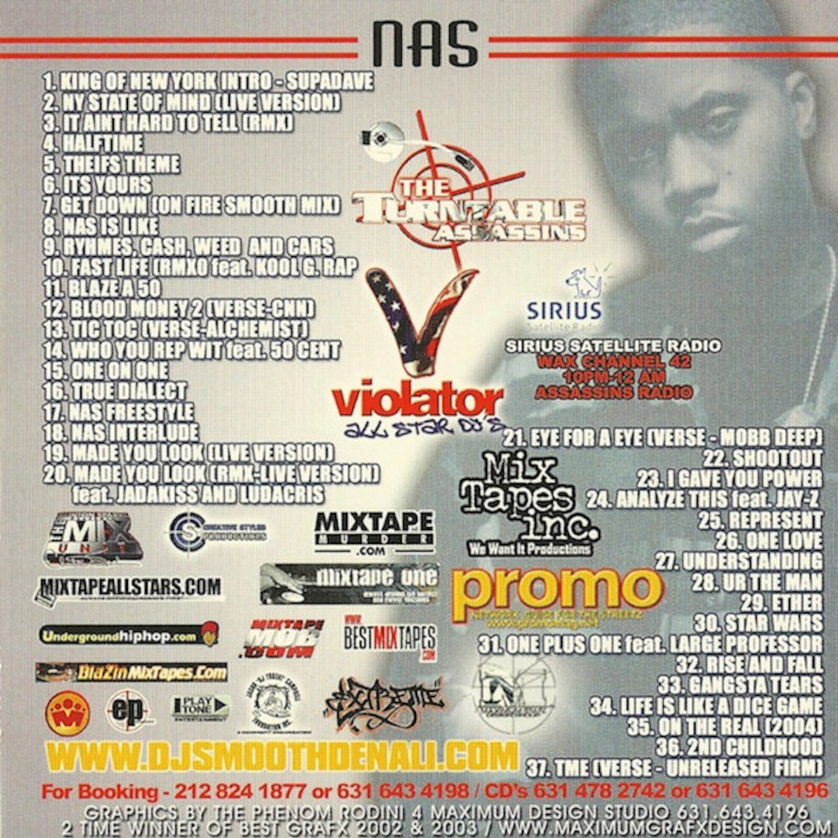 崇勲 春日部鮫特典mixcd J-rap vinyl mix dj micafy DJ SMOOTH DENALI - WHO'S THE GREATEST MC? VOL. 4 NAS -HIP HOP NYC