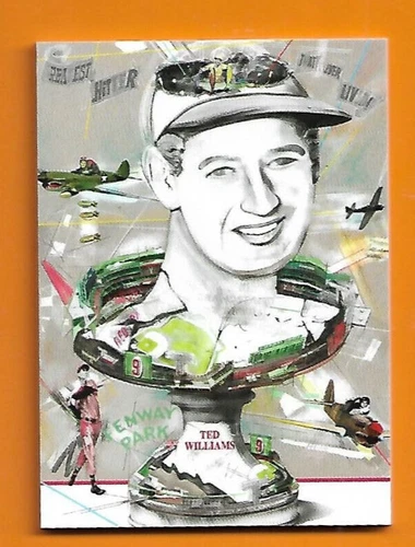 TED WILLIAMS TOPPS PROJECT 2020 # 158-ART BY ANDREW THEIELE--CARD ONLY---