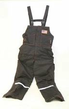 Majestic BlazeTex Flame Resistant FR Insulated Welding Overall Black w USA flag