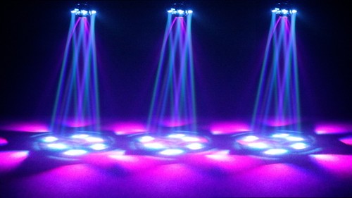 DJ Lights 6 Arm Bee Eye LED Beam Moving Head Laser Light DMX Stage Effects RGBW - Picture 8 of 8