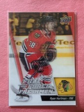 2015-16 UD FULL FORCE-FRESHMAN 3-D-RYAN HARTMAN-CHICAGO BLACKHAWKS