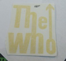 THE WHO STICKER COLLECTIBLE RARE VINTAGE LATE 90S  WINDOW DECAL  DALTREY