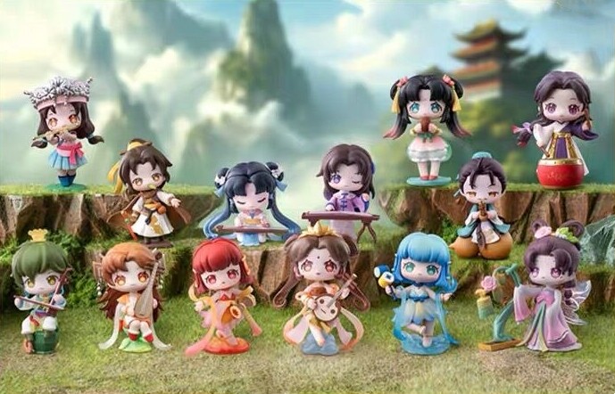 POP MART仙剣奇侠伝 Chinese Musical Instrument POPMART Sword and Fairy Chinese Musical Instrument Series