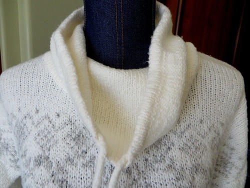 Eddie Bauer Damen Pullover Sweater weiß Baumwollmischung Trichter - Ausschnitt Gr. XS Neu mit Etikett - Bild 3 von 12