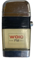 VINTAGE SCRIPTO VU-LIGHTER “WSAI RADIO WOIO FM ”ADVERTISING LIGHTER  CINCINNATI
