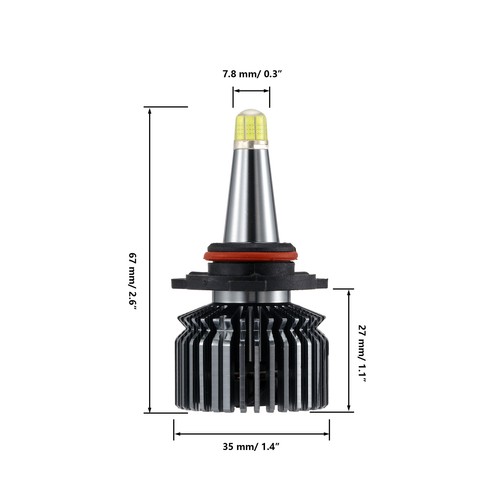 8-sides Combo 9005 H7 H11 LED Headlight Bulbs High Low Beam Fog Light White 6pcs - Picture 3 of 12