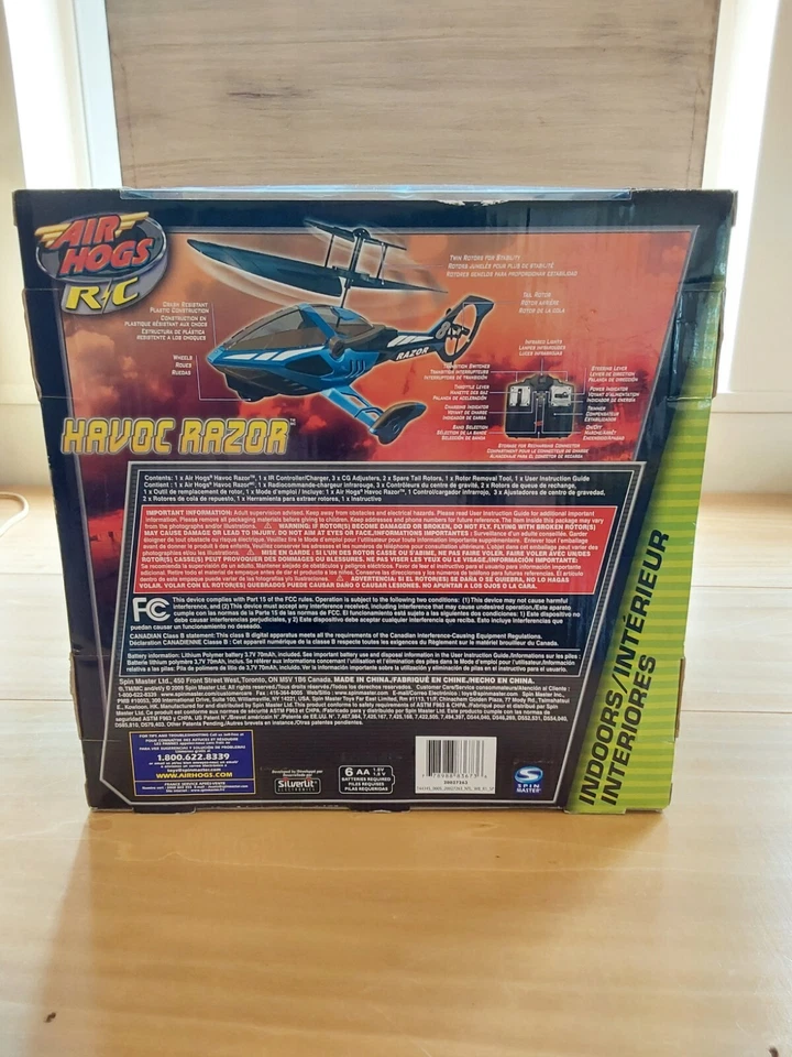 Spin Master Air Hogs Havoc Razor Radio Controlled Helicopter MISB Red - Image 2 of 4