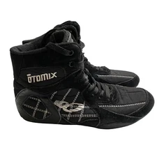 Otomix Mens Size 7.5 US Ninja Warrior Black Bodybuilding Weightlifting Boxing