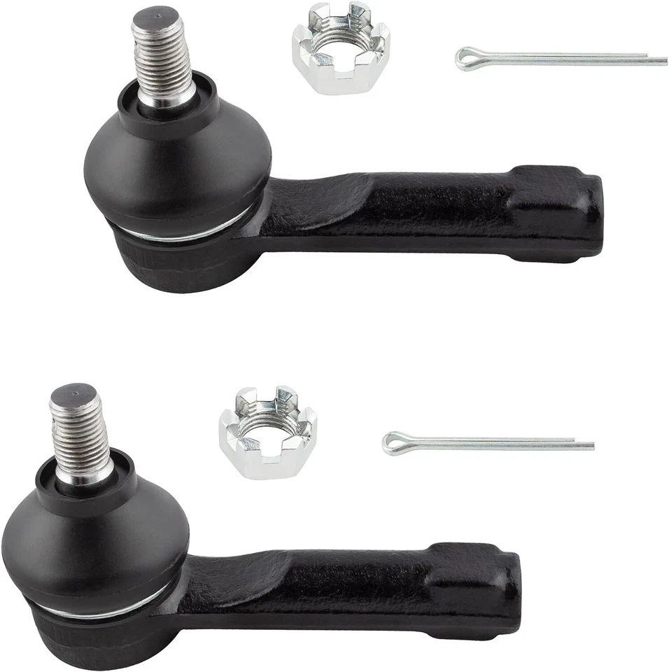 Front Outer Tie Rod End Pair Set of 2 Kit For Sentra Altima Stanza 240SX 200SX - Image 2 of 4