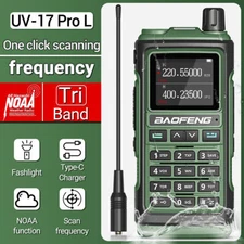 Baofeng UV-17 Pro L Tri-Band Powerful Walkie Talkie Long Range Ham Two Way Radio