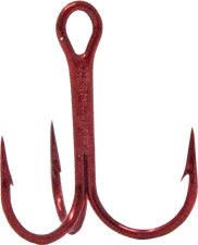 20 Pack VMC Regular Shank 1x Tin Red Treble Hooks 9650TR 9650 BULK Choose Size