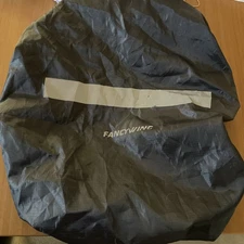 Fancy Wing Backpack Rain Cover Black Size M Reflective Strip