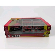 Bburago 1:43 Deluxe Ferrari F1 Racing Paddock Set: 3 Cars, Pit Crew, 20pc New