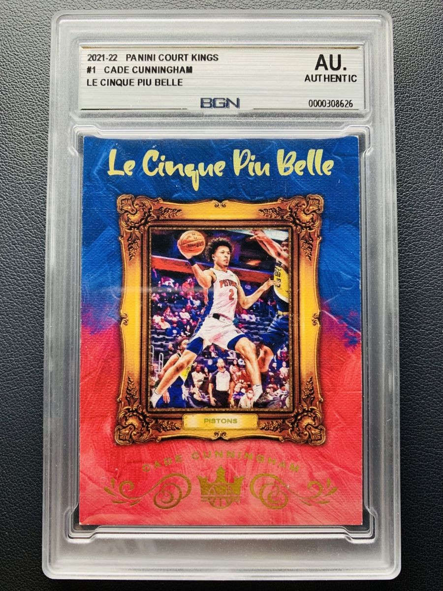 2021-22 Panini Court Kings Cade Cunningham RC Le Cinque Pie Belle Case Hit SSP