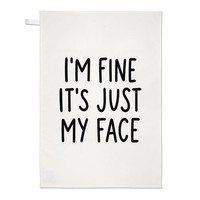 Gift Base Lustiges Geschirrtuch 100% Baumwolle Weiß Spruch Geburtstag Mam/Pa