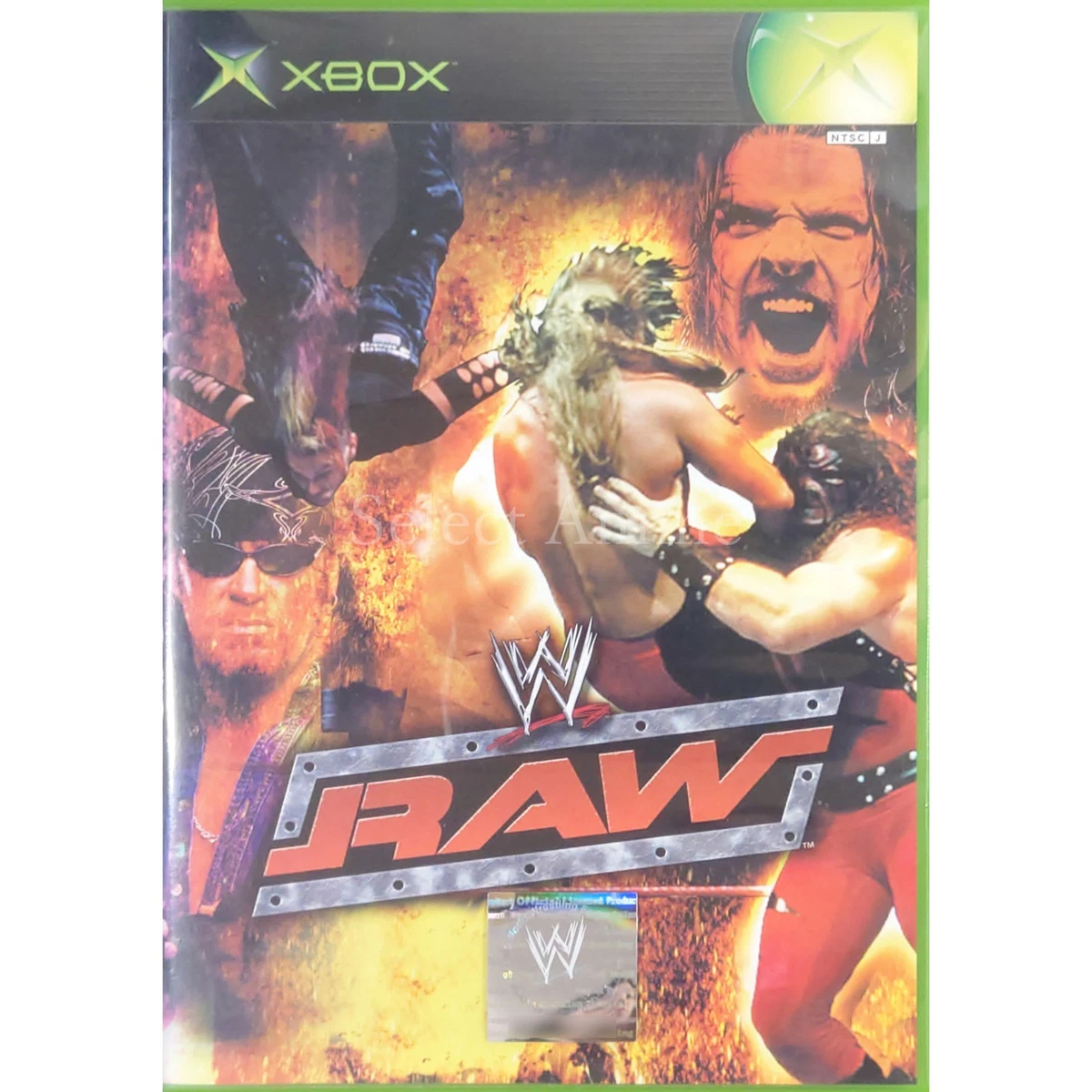 Jeu Vidéo WWE RAW Catch - Pour Microsoft Xbox (1ère Génération) - Bon État - Disque Et Boîtier