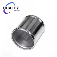 4 in Straight Intercooler Pipe Air Intake Hose Aluminum Alloy Tube Silver 76MM