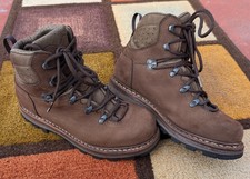 Hanwag HÖRNDL Men’s Hiking Boots Vibram Sole Nubuck Leather Trekking Size 8 US