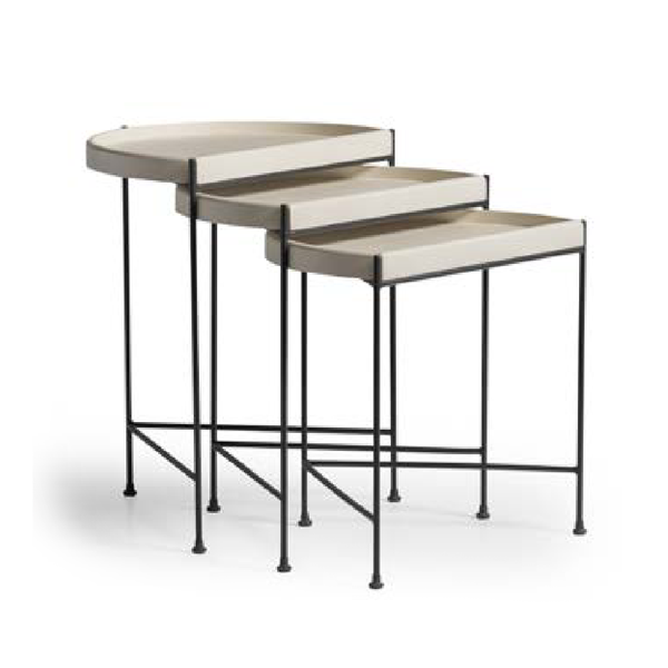 Komplette Beistelltische Kaffeetische Sofatische Beige Couchtische-image