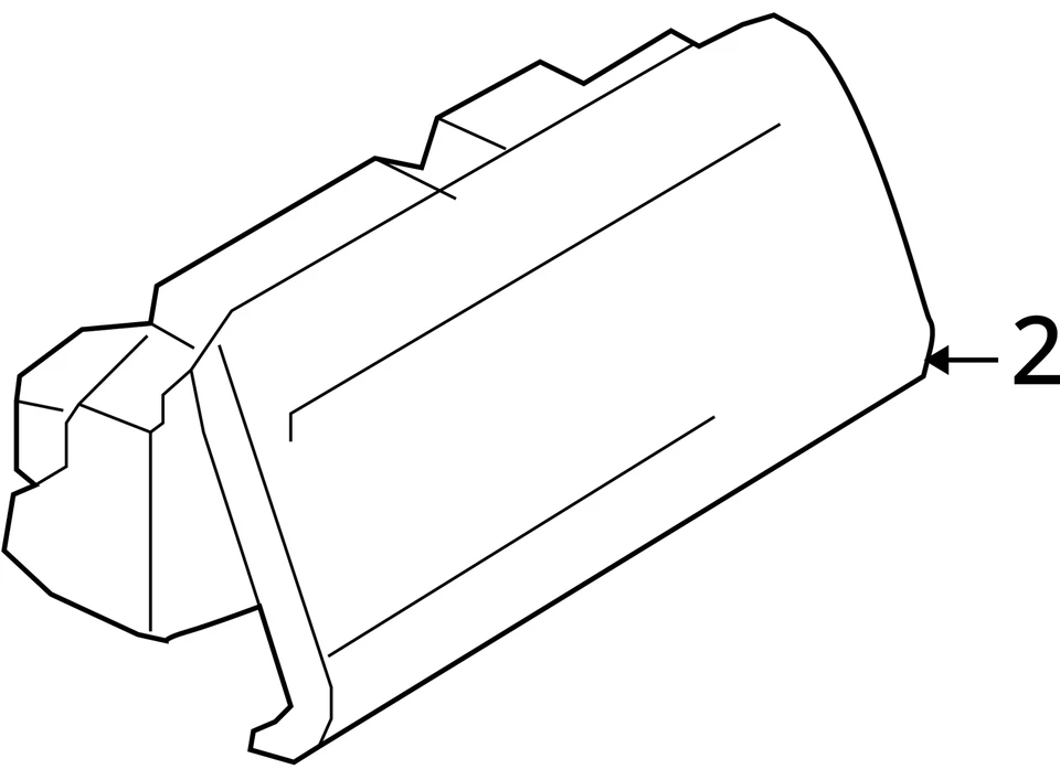 Air Bag Front Passenger Dash Fits 08-10 FORD F250SD PICKUP 2980750 Foto 4 de 4