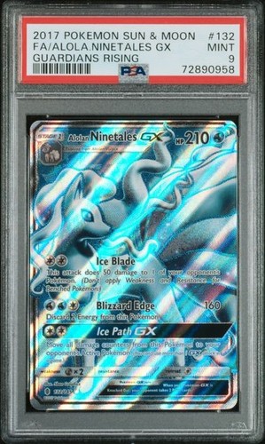Alolan Ninetales-GX graded PSA 9 for sale on eBay