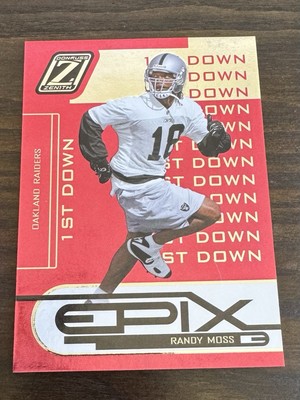 2005 Donruss Zenith Epix RED RANDY MOSS / 250 NICE! HOF!!