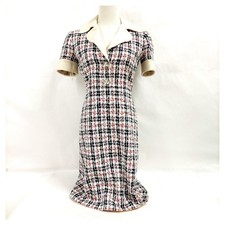 NO TARIFF Gucci Dress Ladies Cotton Rayon Linen 3981512