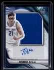 Robbie Avila 2024-25 Bowman's Best U Jumbo Jersey Relic Auto Card #PJRA-RA