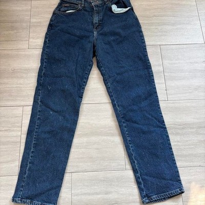 Lee Riders Vintage 90s Straight Leg Jeans Navy Blue Denim Size 10 M