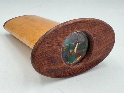 Vintage Henry Bergeson Kaleidoscope Hand Crafted Wood Signed 2005 HTB Studio Art