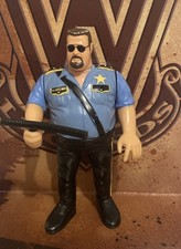 Vintage 1990 WWF Hasbro Big Boss Man Series 1 Action Figure w/ Nightstick C