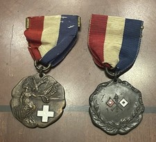 Vintage Teens / 1920’s Boy Scout Dieges & Clust Medals Signaling First Aid BSA