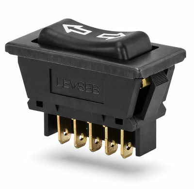 Universal Kfz-Wipp-Taster für elektrische Fensterheber 12V/20A, 5-polig, ASW-01
