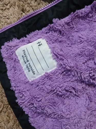 Columbia Girls Size Small Jacket Quilted Fleece Lined Purple - Picture 6 of 10