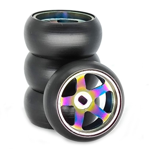 Roues m??talliques de remplacement et pneus de d??rive pour Wltoys pour voitures - Photo 4/12