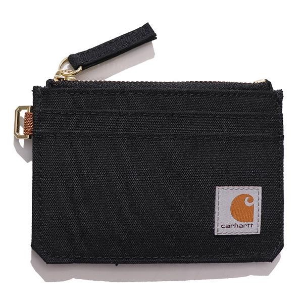 Carhartt WW0245-W Black Coin Case Compact Wallet Card & Coin