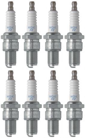 Set of 8 NGK Standard Spark Plugs for Polaris INDY 1990-1987 Engine 340cc