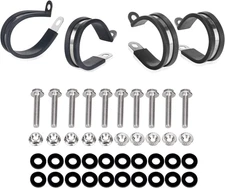 Stainless Steel Clamps Mount Kit for Polaris Roof – 44 PCS