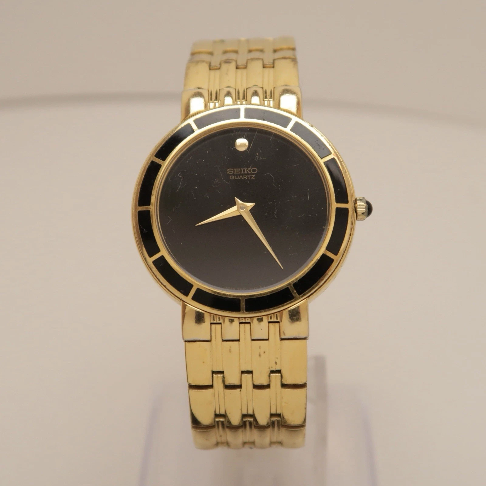 SEIKO 7N00-6070 Gold Tone Analog Quartz Women Vintage Watch W200 *WORKING