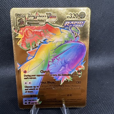 Pokemon Blaziken GX HP250 Gold Foil Fan Art 200/198  MINT